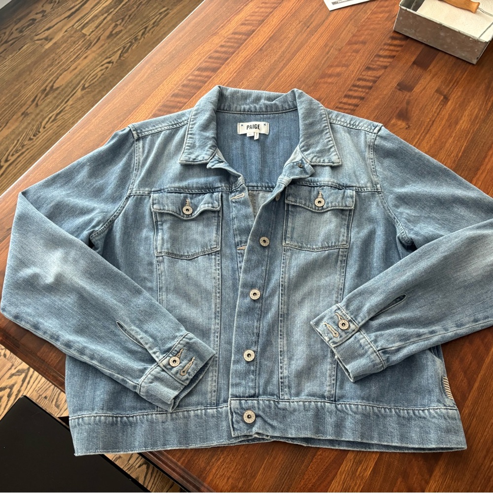 PAIGE Classic Blue Denim Jacket